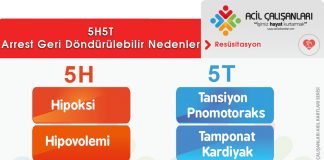 Arrest Geri Döndürülebilir Nedenler 6H 6T (5H5T) Akıl Kartı