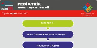 Pediatrik Temel Yaşam Desteği ERC 2015 Akıl Kartı