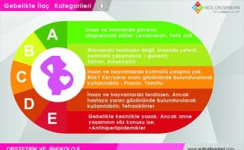 Gebelikte İlaç Kategorileri Akıl Kartı