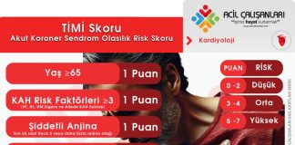 TİMİ Akut Koroner Sendrom Olasılık Risk Skoru (TIMI) (timi)