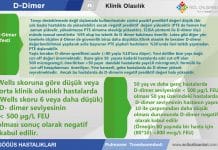 D-Dimer Testi Pulmoner Tromboemboli