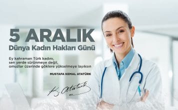 5 Aralık Dünya Kadın Hakları Günü