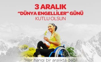 3 Aralık Dünya Engelliler Günü