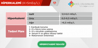 Hiperpotasemi (Hiperkalemi) Yönetimi Akıl Kartı