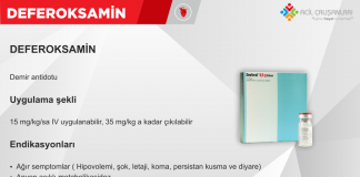 Deferoksamin Uygulama Akıl Kartı