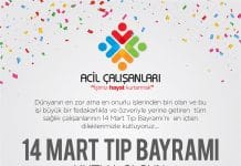 14 Mart Tıp Bayramınız Kutlu Olsun