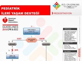 Pediatrik İleri Yaşam Desteği AHA 2018 Akıl Kartı