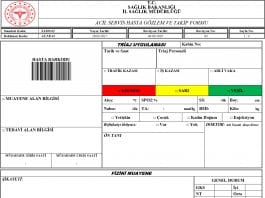 Acil Servis Takip ve Gözlem Formu