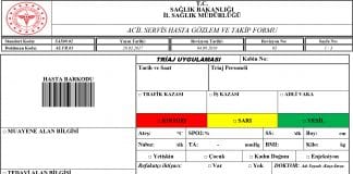 Acil Servis Takip ve Gözlem Formu
