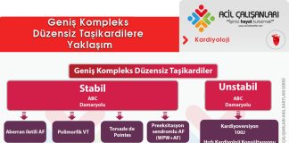 Geniş Kompleks Düzensiz Taşikardiler Akıl Kartı