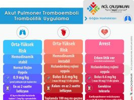 Pulmoner Tromboemboli Trombolitik (Alteplaz) Uygulama Akıl Kartı