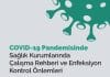 COVID-19 Pandemisinde Sağlık Kurumlarında Çalışma Rehberi ve Enfeksiyon Kontrol Önlemleri 24 Temmuz