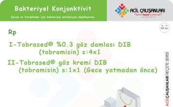 Bakteriyel Konjonktivit Reçete