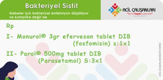 Gebelerde İdrar Yolları Enfeksiyonları Reçetesi