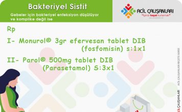 Gebelerde İdrar Yolları Enfeksiyonları Reçetesi