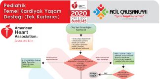 Pediatrik Temel Yaşam Desteği AHA 2020 Akıl Kartı