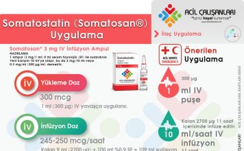 Somatostatin Uygulama Akıl Kartı