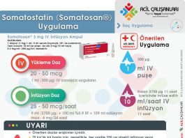 Somatostatin Uygulama Akıl Kartı