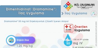 Dramamine – Dimenhidrinat Uygulaması Akıl Kartı