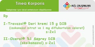 Tinea Korporis (Vücut Mantarı) Reçetesi