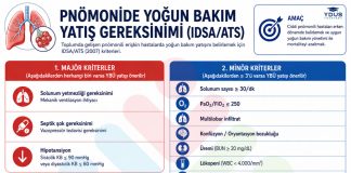 Pnömonide Yoğun Bakım Yatış Gereksinimi (IDSA/ATS)