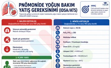Pnömonide Yoğun Bakım Yatış Gereksinimi (IDSA/ATS)