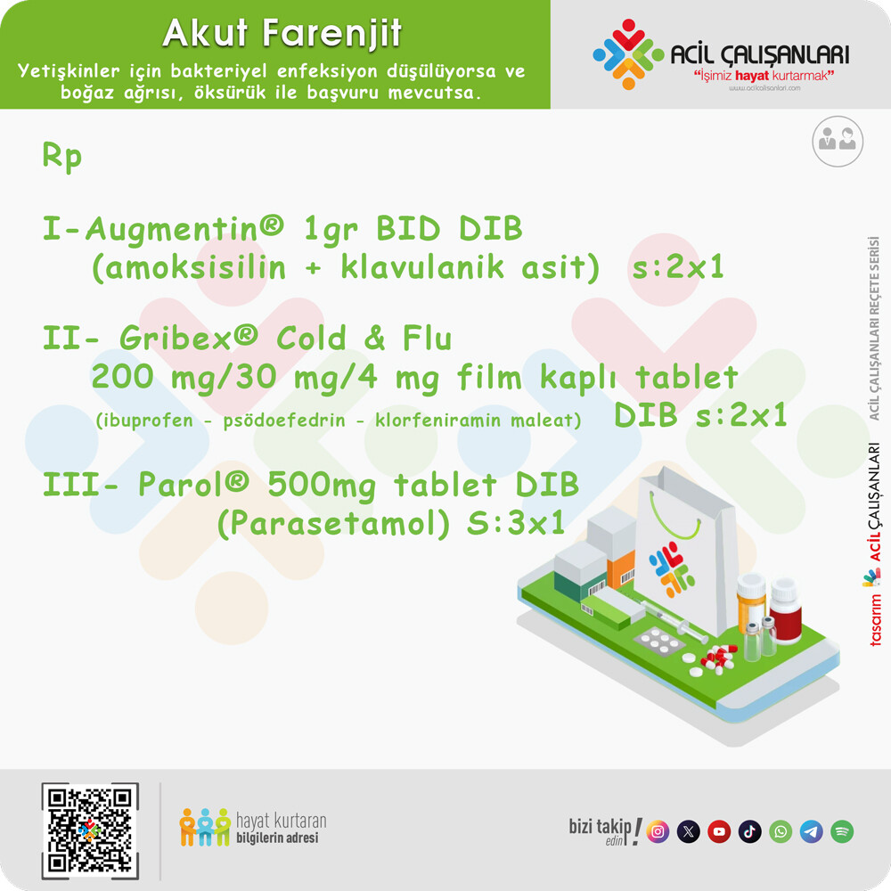 Yetişkin Farenjit Reçetesi 3
