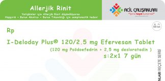 Allerjik Rinit Reçetesi