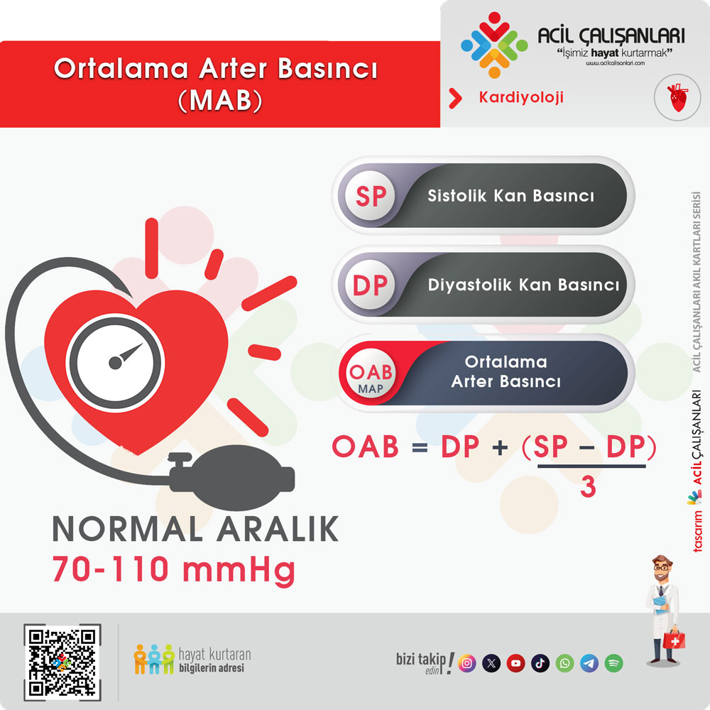 Ortalama Arter Basıncı MAP Grafiği