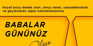Babalar Gününüzü Kutlarız