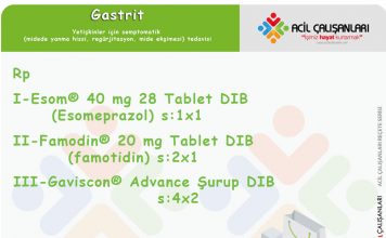 Gastrit Reçetesi