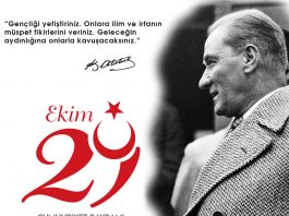 29 Ekim Cumhuriyet Bayramı Kutlu Olsun