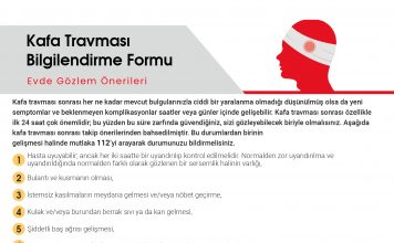Kafa Travması Bilgilendirme Formu ( Evde Gözlem Önerileri )