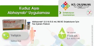 Kuduz Aşısı (Abhayrab®) Uygulaması Akıl Kartı