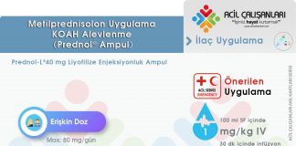 Metilprednisolon (Prednol®) Uygulama Akıl Kartı