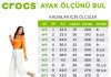 Crocs Terlik Beden Tablosu