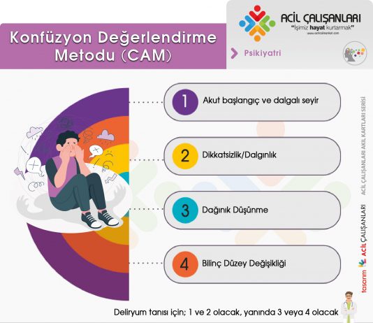 Konfüzyon Değerlendirme Metodu (CAM) Akıl Kartı