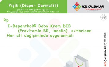Pişik (Diaper Dermatit) Reçetesi