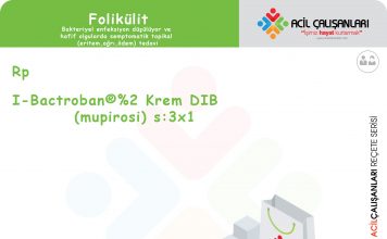 Folikülit Reçetesi