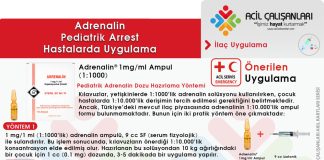 Adrenalin Pediatrik Arrest Hastalarda Kullanımı