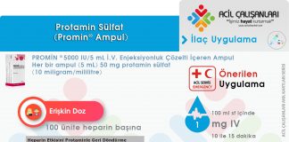 Protamin Sülfat Uygulama
