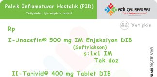 Pelvik İnflamatuvar Hastalık (PID) Reçetesi