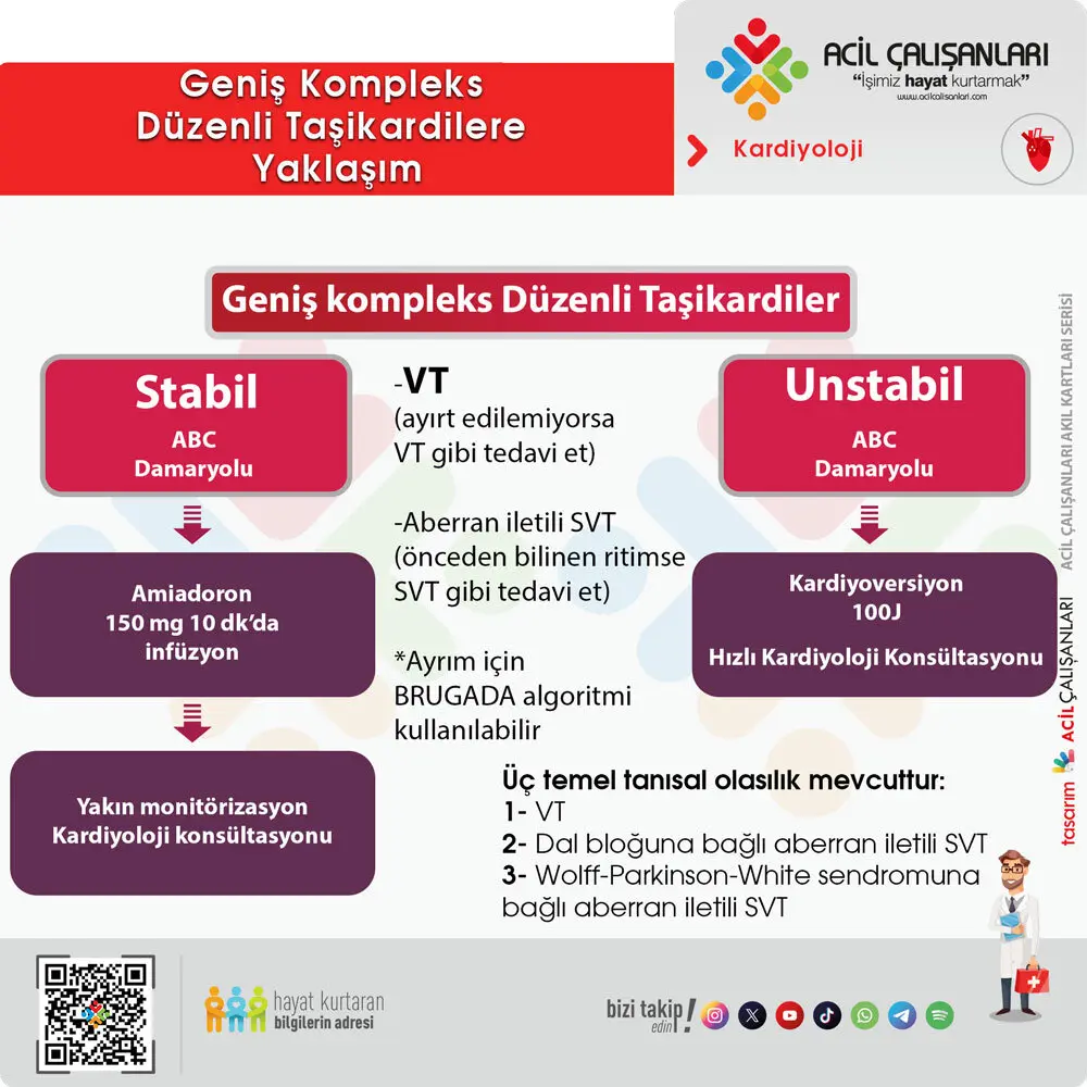 Geniş QRS Düzenli Tedavi