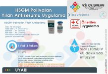 Yılan Antivenomu Uygulama Akıl Kartı