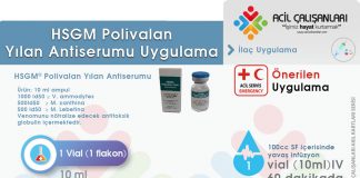 Yılan Antivenomu Uygulama Akıl Kartı