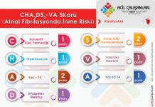 Atrial Fibrilasyon İnme Risk Değerlendirmesi (CHA2DS2-VA) Skoru Akıl Kartı