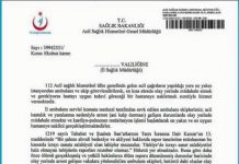 Eksitus Kararı Genelge 12 Ocak 2016