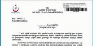 Eksitus Kararı Genelge 12 Ocak 2016