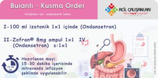 Bulantı – Kusma Order