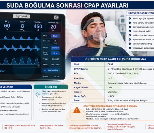 Suda Boğulmada NİMV (CPAP/BPAP) Yaklaşımı